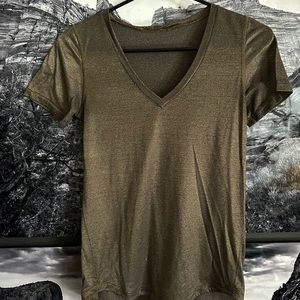 Lululemon Gold V-Neck